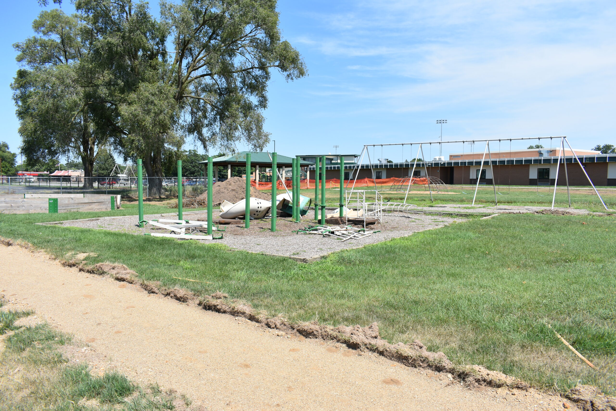Berrien Springs Playground Construction